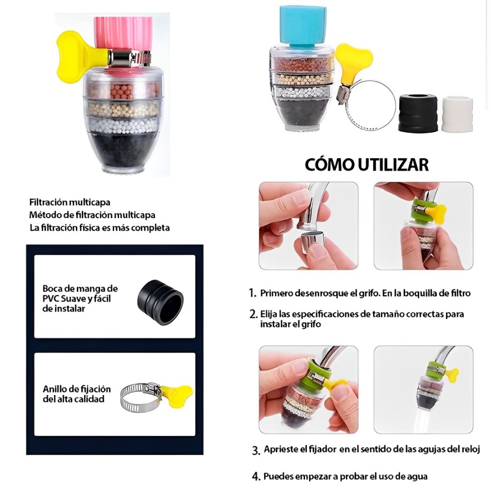 Miniatura 7 de Filtro de agua para grifo